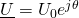 \underline{U} = U_0 e^{j\theta}